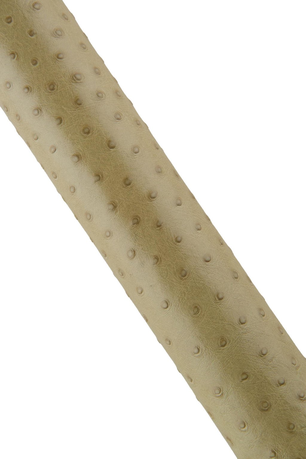 OSTRICH embossed leather hide, greyish beige ANIMAL printed cowhide, semi glossy semi stiff calfskin for crafters B19101-ST La Garzarara