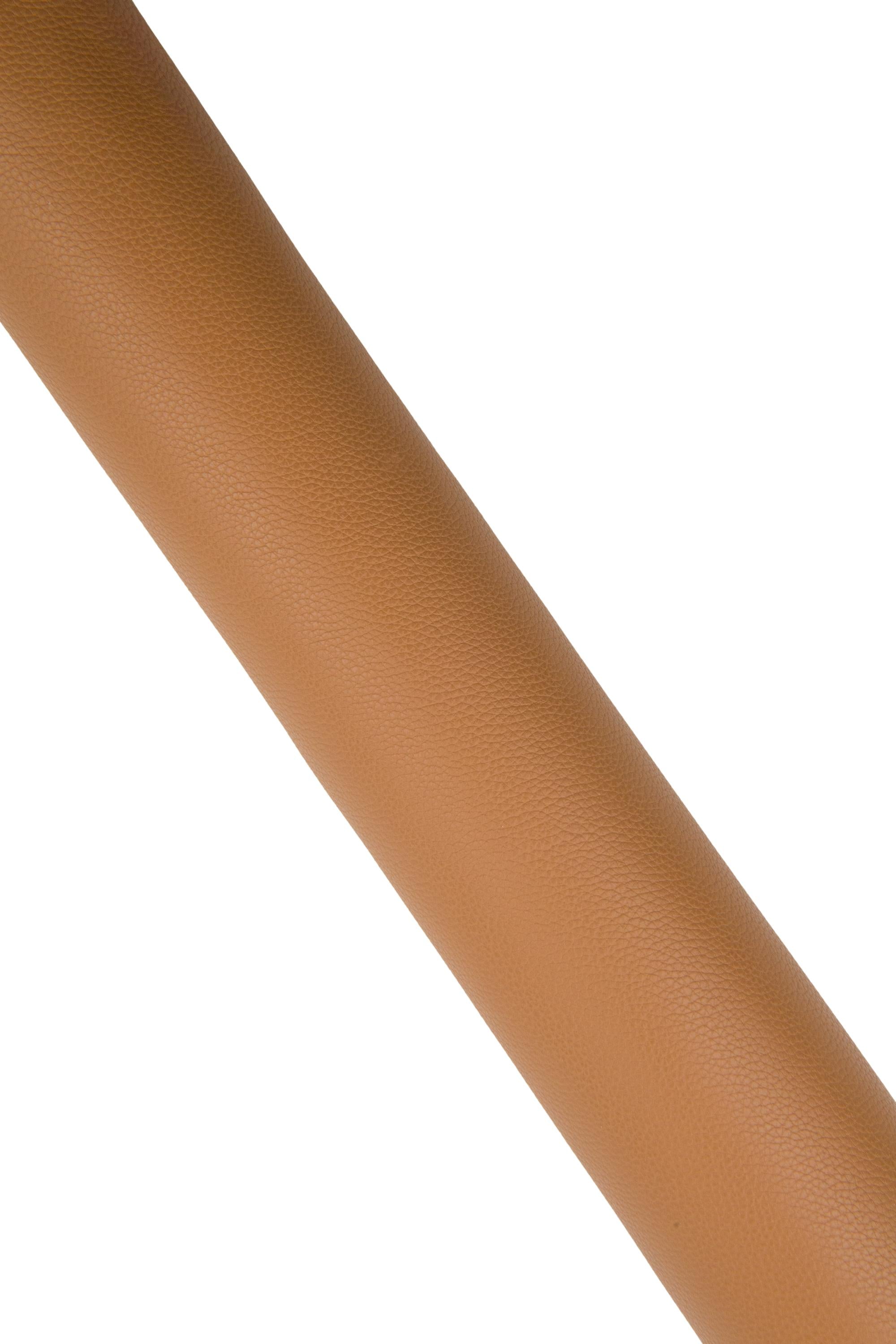 Brown PEBBLE GRAIN printed leather hide, tan grainy calfskin, havana soft embossed cowhide for crafting 1.4-1.6 mm B18898-TU La Garzarara