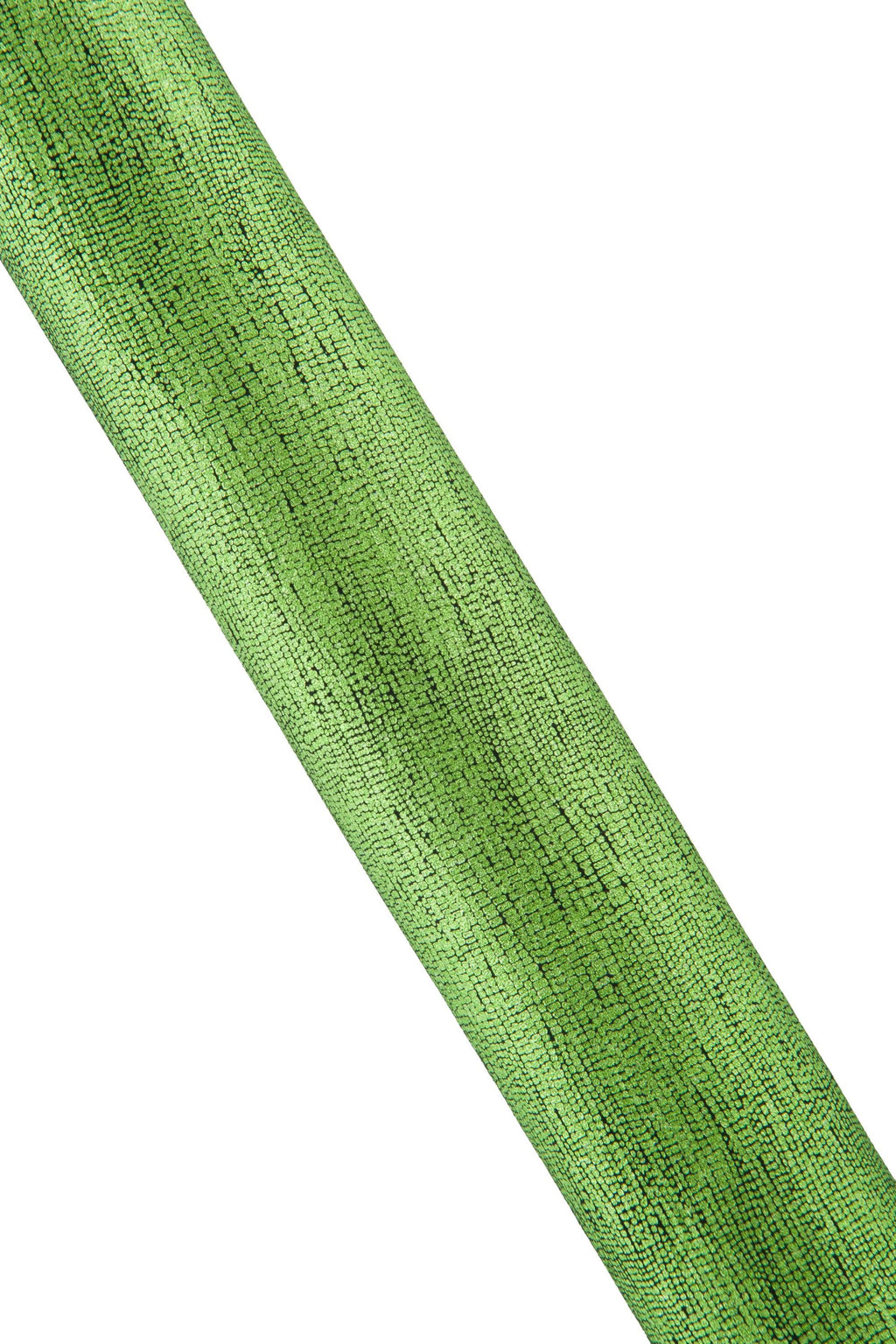 NEON green leather skin, soft metallic goatskin, bright GLITTER snake-like textured hide for crafters B19079-MT La Garzarara