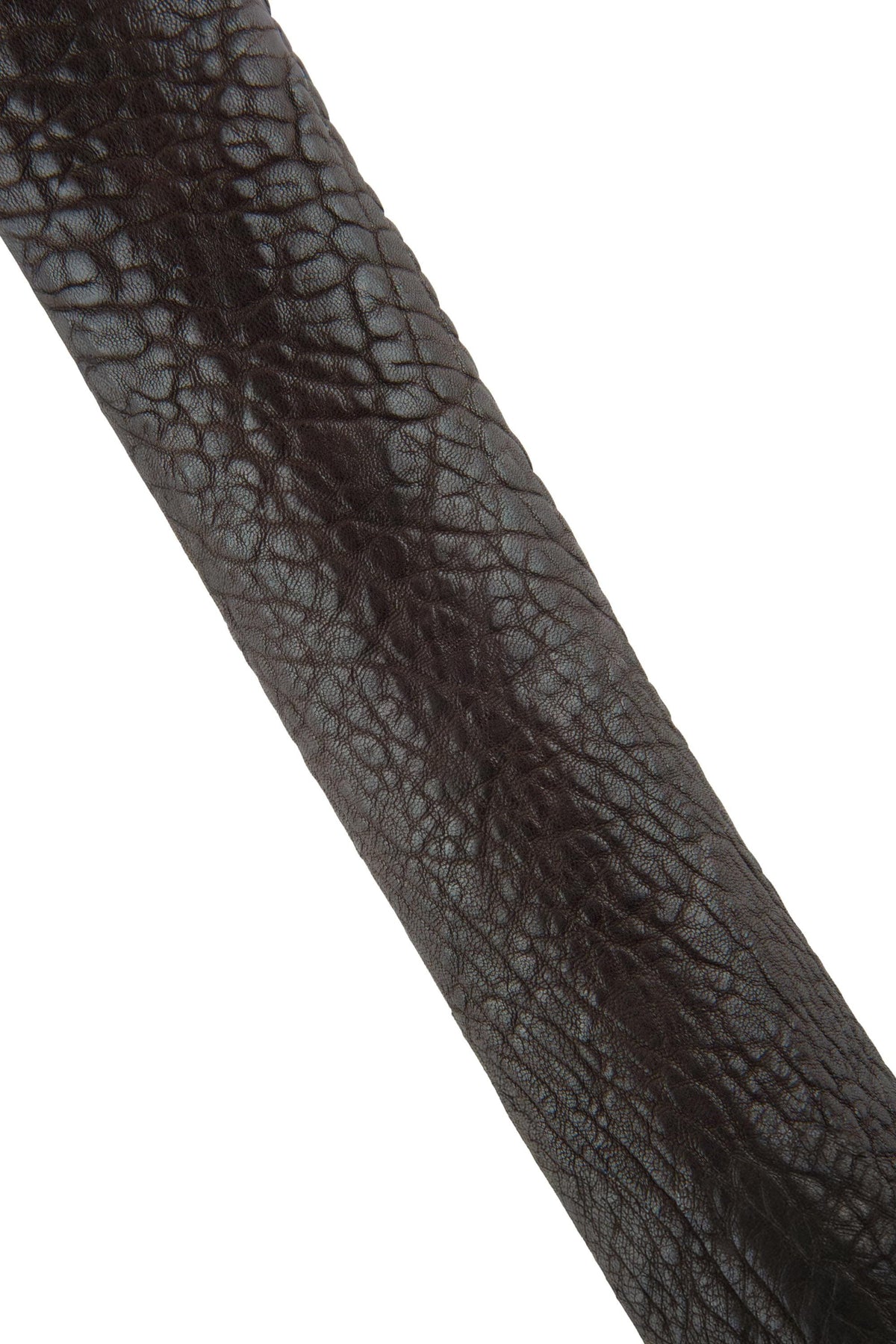 Dark brown ELEPHANT printed leather skin, grained goatskin, sporty VINTAGE hide for crafters 1.6 - 1.8 mm B19127-VT La Garzarara