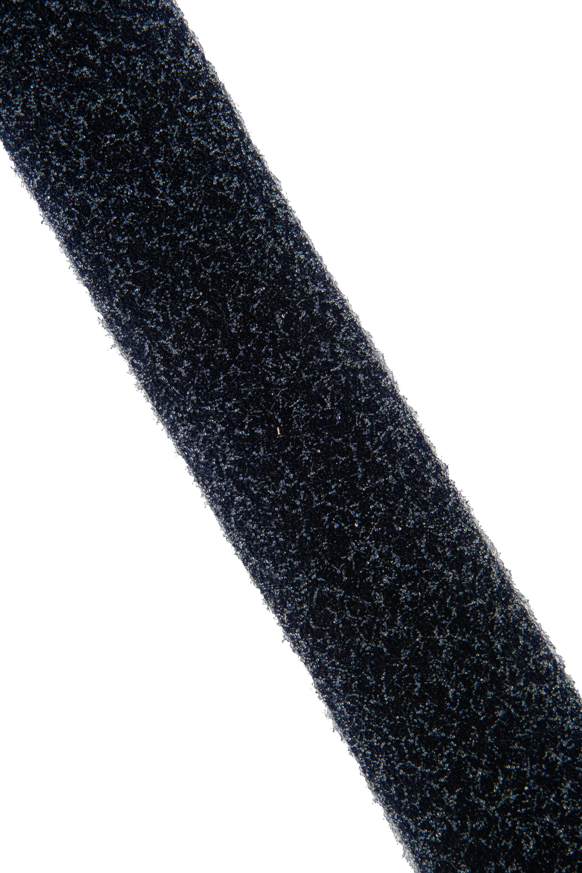 BLUE metallic leather skin, GLITTERED fabric matched to goatskin, bright sparkle soft hide for crafting 1.8-2.0 mm B19113-MT La Garzarara