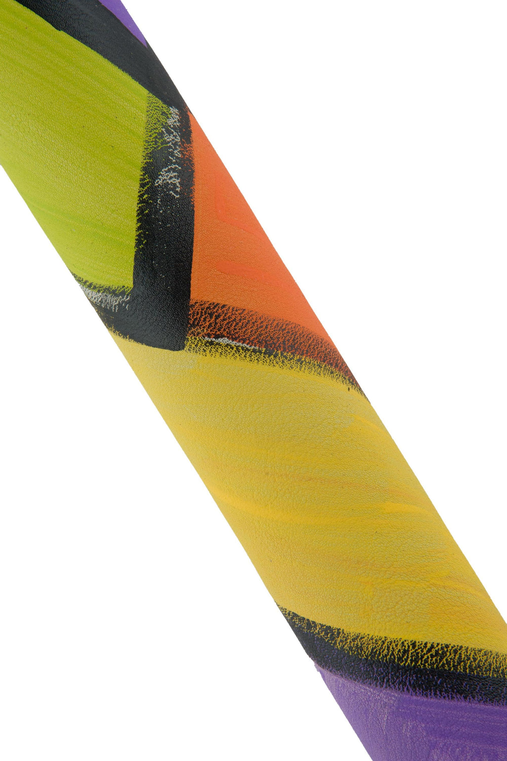 Multicolor Geometric Art Leather Hide, Hand Painted Italian Lamb, Color Block Skin , Colorful Mosaic Pattern 1.3 - 1.5 mm B19032-DM