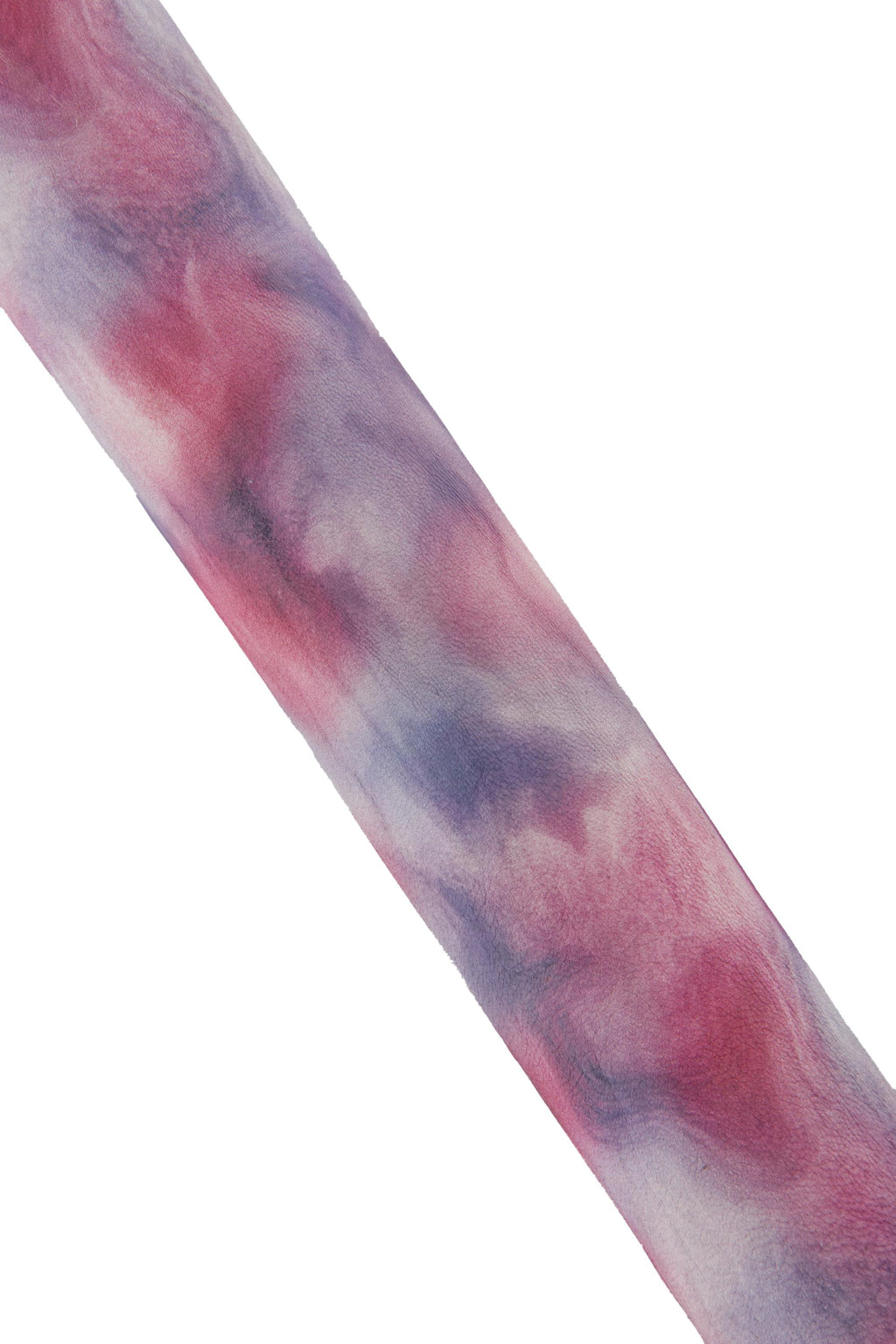 TIE DYE printed leather skin, pink - blue shaded goatskin, hand painted soft matt hide for hobbyists B18978-DM La Garzarara