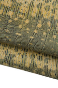 Lizard Print Leather Hide Beige Taupe, Italian Embossed reptile cowhide, Natural Sand cow for Bags Shoes Crafts B19096-ST La Garzarara