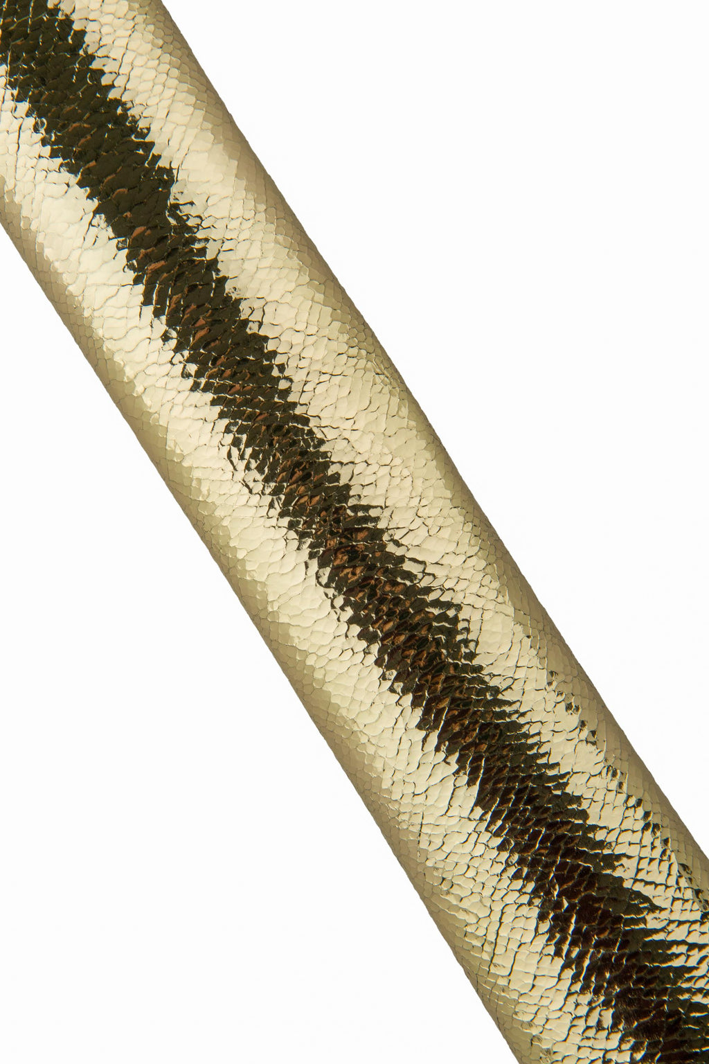 GOLD PYTHON printed leather skin, metallic snake textured goatskin, golden soft skin B19084-MT(st) La Garzarara