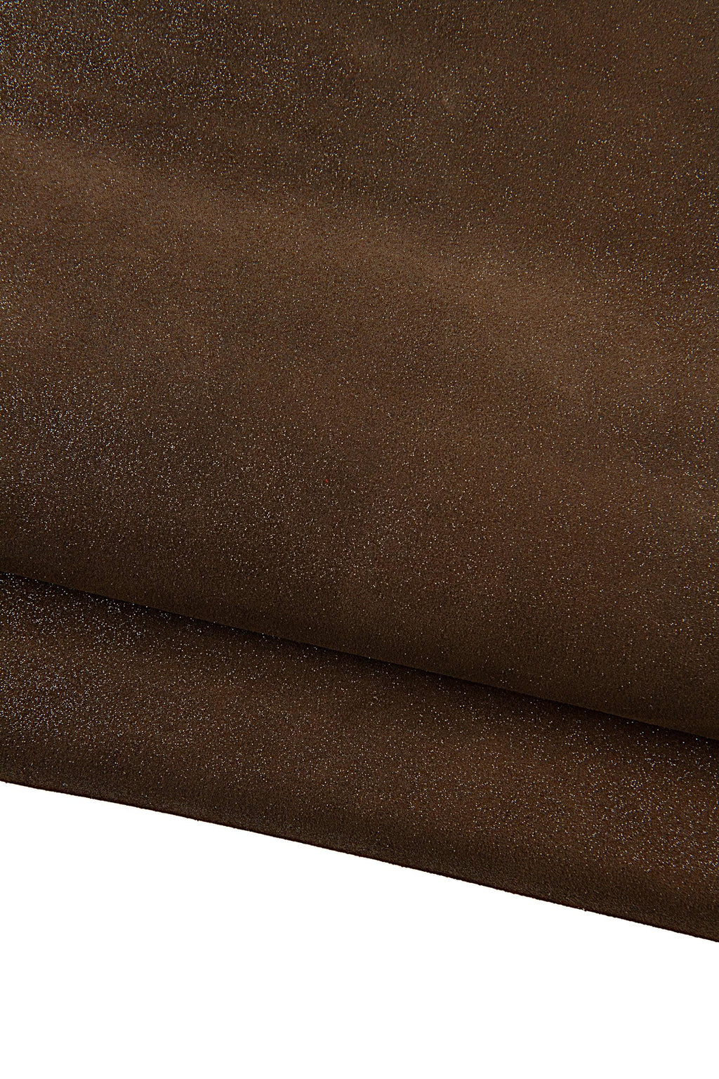 Brown Metallic Suede cow Leather Hide, Bronze Shimmer Suede for Bags Leathercraft Shoes 1.3 - 1.4 mm B19104-MT La Garzarara