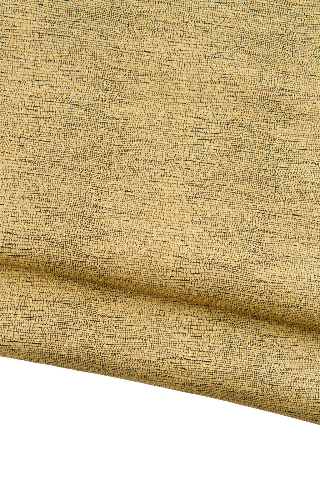 Gold Metallic Leather Hide, Micro Pattern Laminated goatskin, Champagne Gold hide for BagsB19008-MT La Garzarara