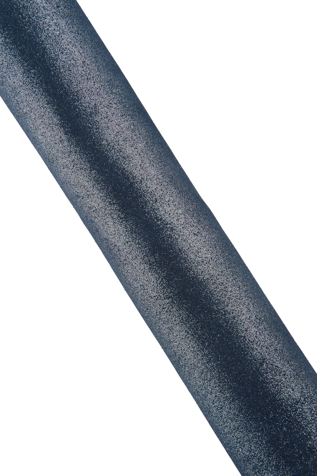 Blue METALLIC suede leather hide, shiny soft calfskin with silver GLITTER, 1.1 - 1.3 mm B19109-MT La Garzarara