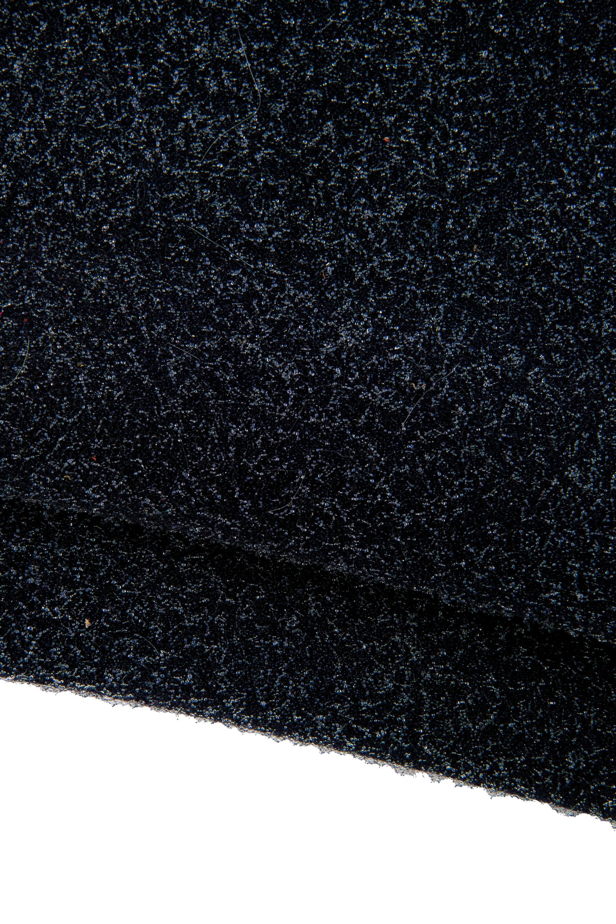 BLUE metallic leather skin, GLITTERED fabric matched to goatskin, bright sparkle soft hide for crafting 1.8-2.0 mm B19113-MT La Garzarara