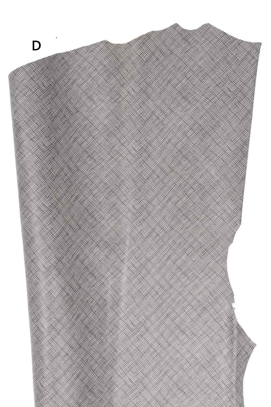 TEXTURED goatskin leather hide weaving effect 4 colors available soft geometric embossed leather for bags leather craft B19178-ST