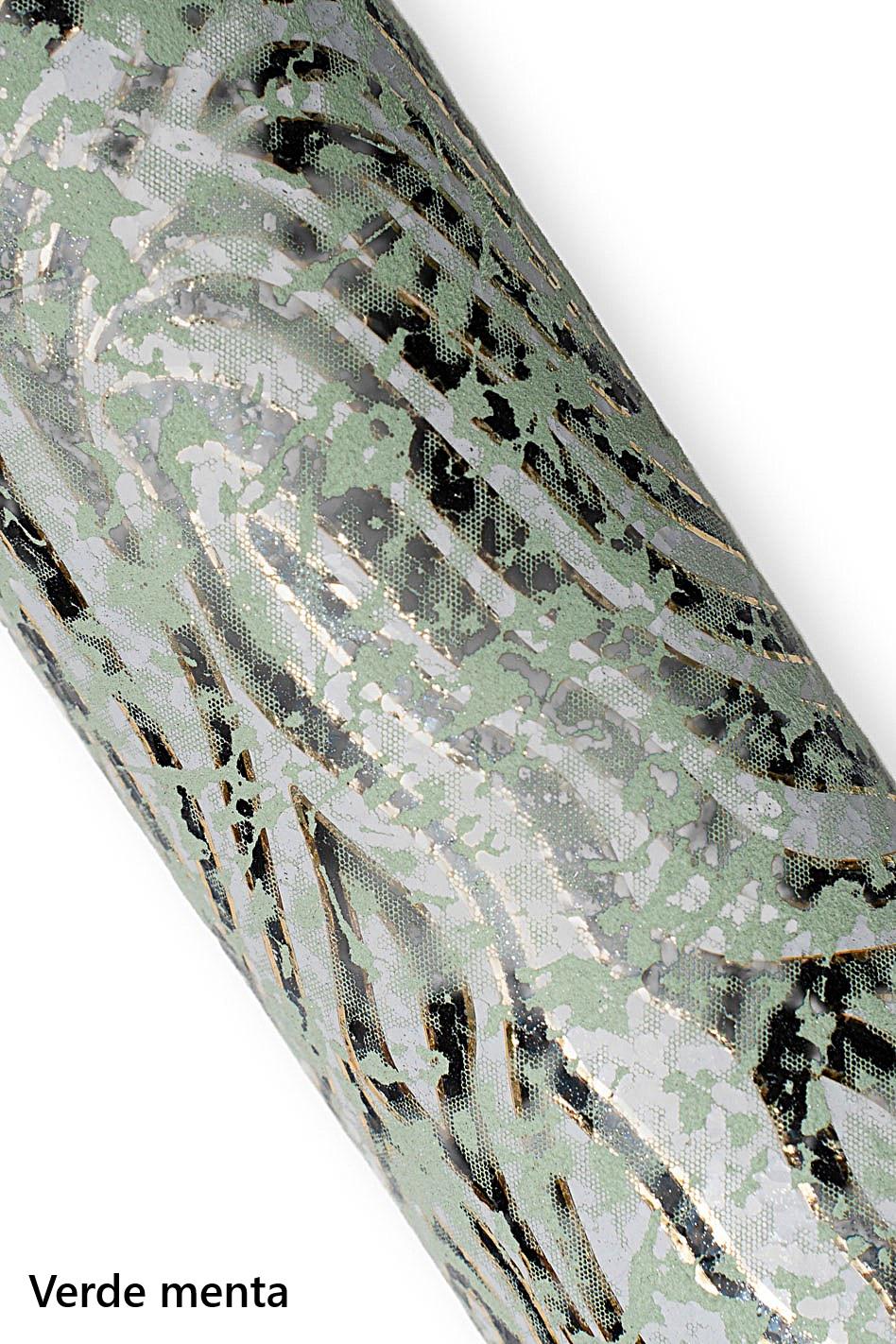 White and black ZEBRA printed leather skins gold on the edges, colorful SPLASH glittered metallic goatskin, soft and bright B19168-MT(st)