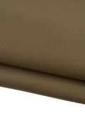 Grey pebble GRAIN PRINTED leather hide, taupe soft semi glossy cowhide, sporty calfskin 1.2 - 1.4 mm for crafting B19219-TU La Garzarara