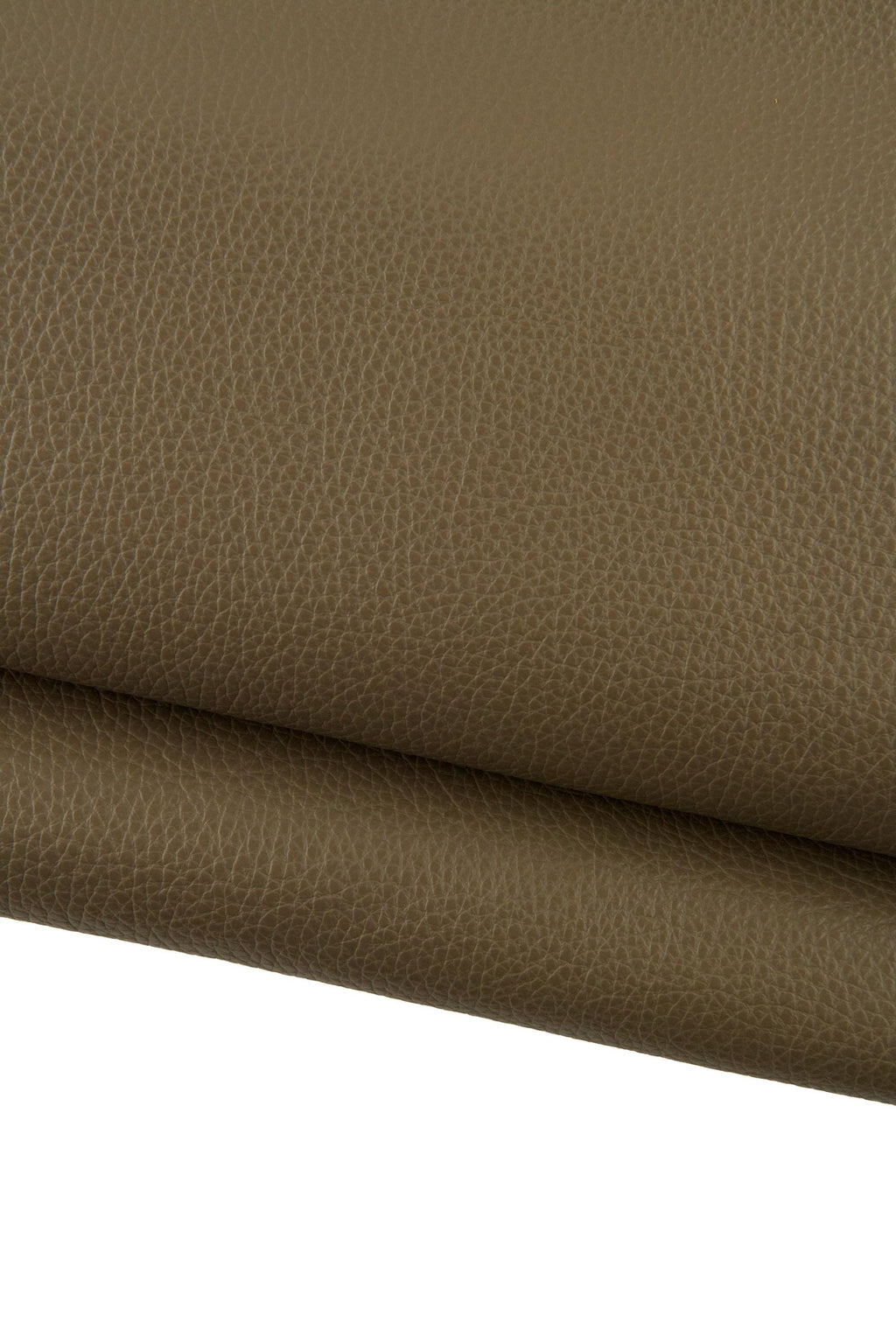 Grey pebble GRAIN PRINTED leather hide, taupe soft semi glossy cowhide, sporty calfskin 1.2 - 1.4 mm for crafting B19219-TU La Garzarara