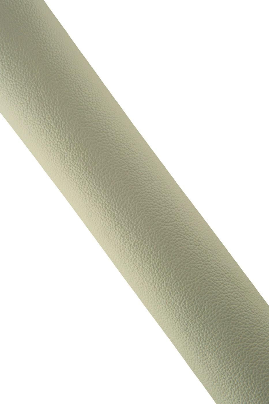 Cream white PEBBLE GRAIN printed calfskin, soft matt leather skin, sporty thick hide for crafters 1.4-1.6 mm B19221-TU La Garzarara