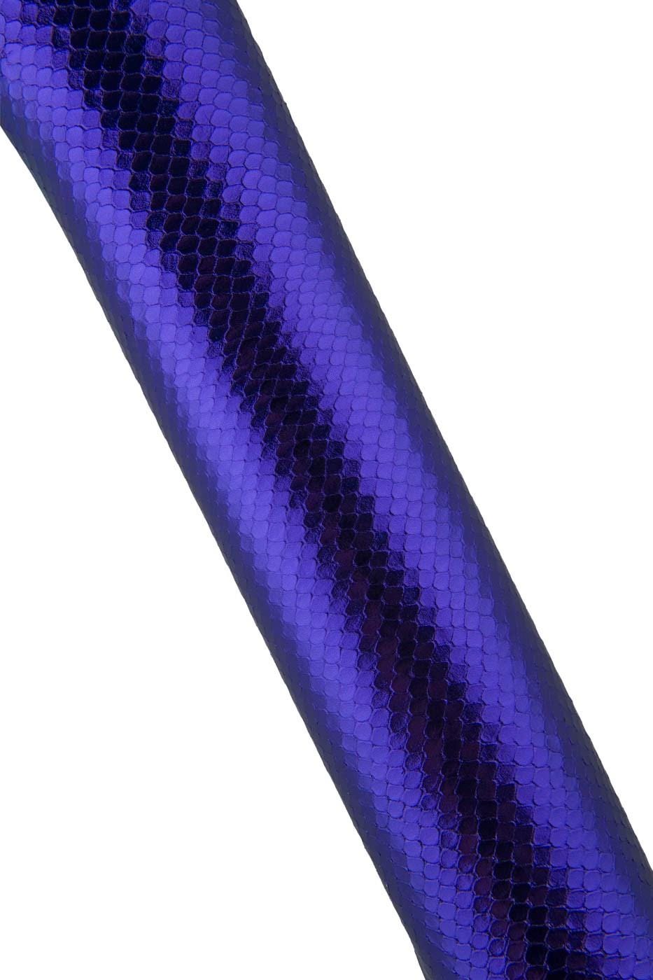 Purple PYTHON leather skin, METALLIC reptile printed cowhide glossy soft snaskin for diy projects B19271-MT(st) La Garzarara