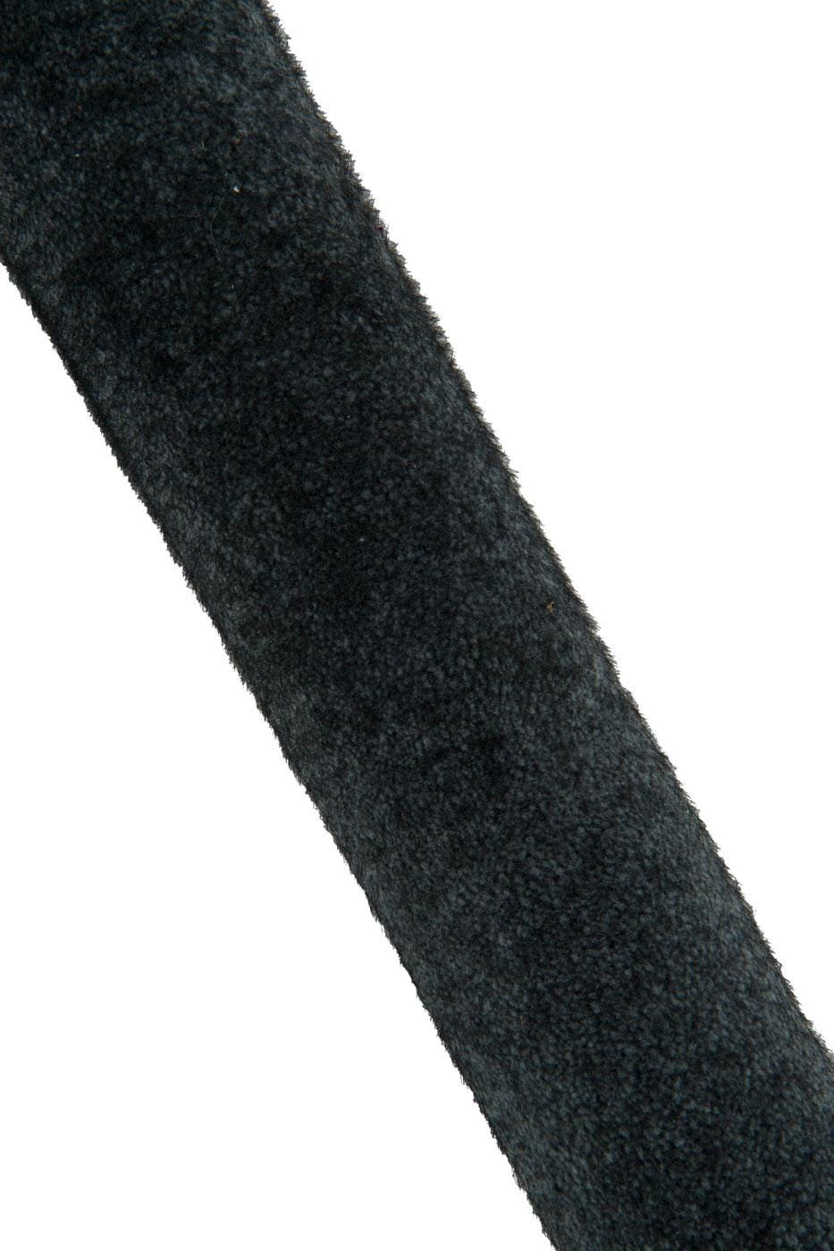 Rare leather skin, Blue goatskin with fabric on the surface, textured goat for artistic craft B19132-TU La Garzarara