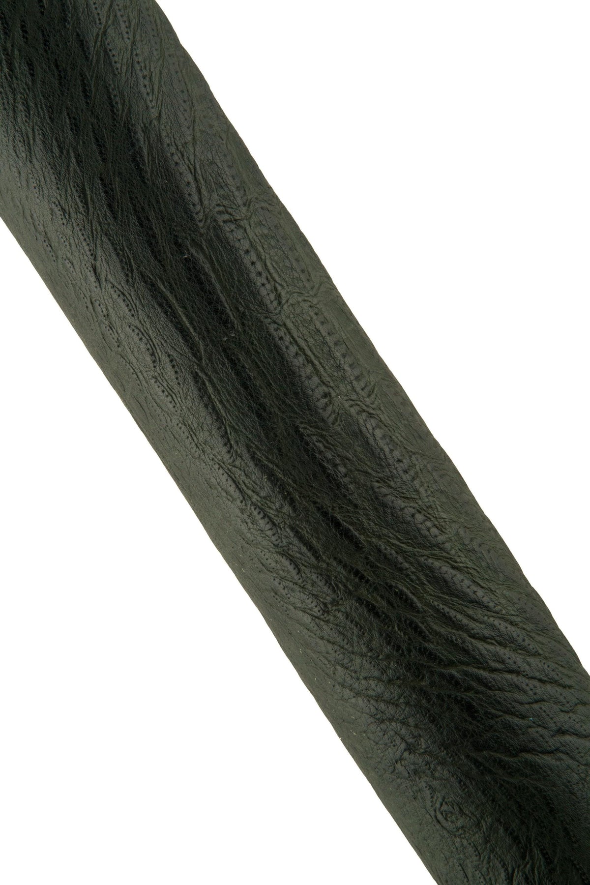 Dark green REPTILE embossed cowhide, soft MATT leather hide, printed calfskin 1.7 - 1.9 mm for crafting B19291-ST La Garzarara