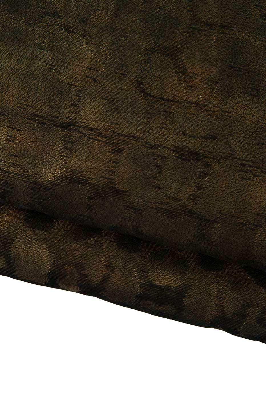 Bronze Laser Cut Leather Hide, Decorative Engraved Leather Skin, Genuine Fashion Leather for Bags and Leathercraft B19278-MT(st) LaGarzarara