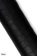 Matte Crocodile Print Leather skins, embossed crocodile hide, alligator sheepskin, soft croc lambskin 0.6 - 0.8 mm B19147-ST La Garzarara