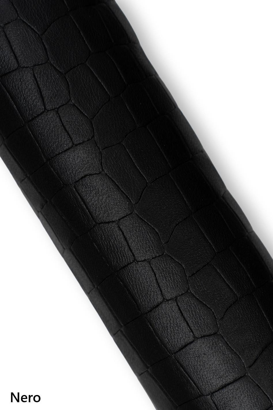 Matte Crocodile Print Leather skins, embossed crocodile hide, alligator sheepskin, soft croc lambskin 0.6 - 0.8 mm B19147-ST La Garzarara