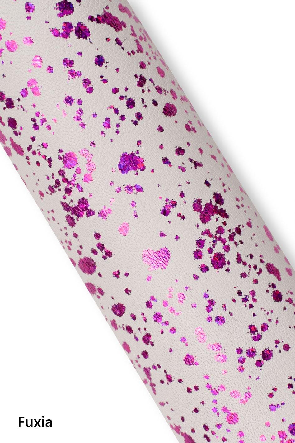 SPLASH GLITTERED metallic sheepskin, iridescent textured skins, soft and bright leather hides for crafters 0.6 - 0.8 mm B19183-MT(st)