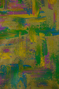 PAINTED leather skin, MULTICOLOR textured goatskin, unique soft brush stroke print on hide, for diy projects B19035-DM La Garzarara