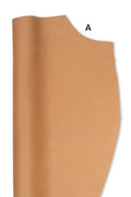 Natura fine GRAIN leather hide, soft matt grained cowhide, full grain THICK italian genuine calfskin for crafting B19249-TU La Garzarara