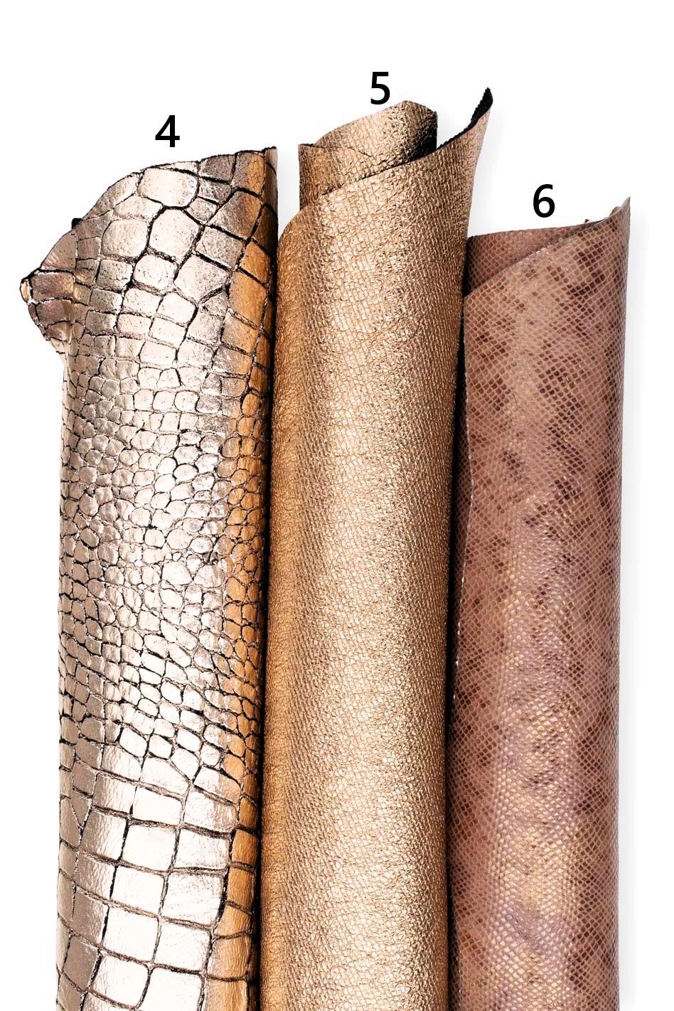 Printed leather hides, leopard tye dye crackle geometric cheetah crocodile, full hides available, for hobbyists B19239-MT(st) La Garzarara