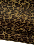 LEOPARD textured leather skin, cheetah printed PATENT gaotskin, glossy soft hide for crafters 0.8-0.9 mm B19259-ST La Garzarara