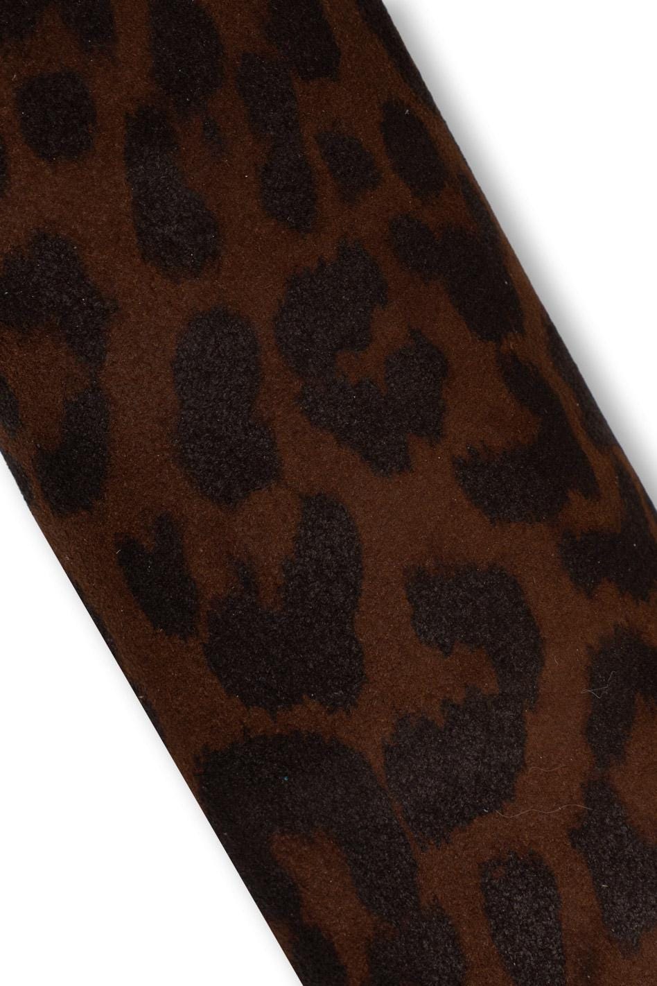 Brown LEOPARD textured leather skin, CHEETAH printed suede gaotskin, animal printed hide for crafters B18794-ST La Garzarara