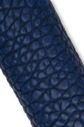 Pebbled electric Blue lamskin leather, embossed effect , soft THICK hide leather for crafters B18801-VT La Garzarara