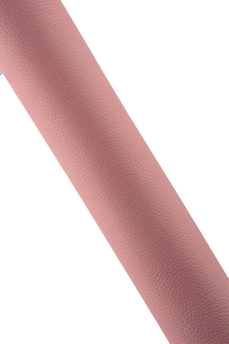 Pink PEBBLE GRAIN printed leather skin, soft matt embosse cowhide, thick calfskin for crafters 1.5-1.6 mm B19217-TU La Garzarara