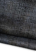 FABRIC - like textured goatskin, gery- black printed goatskin, METALLIC soft bright material for leather goods B19567-MT(st) La Garzarara