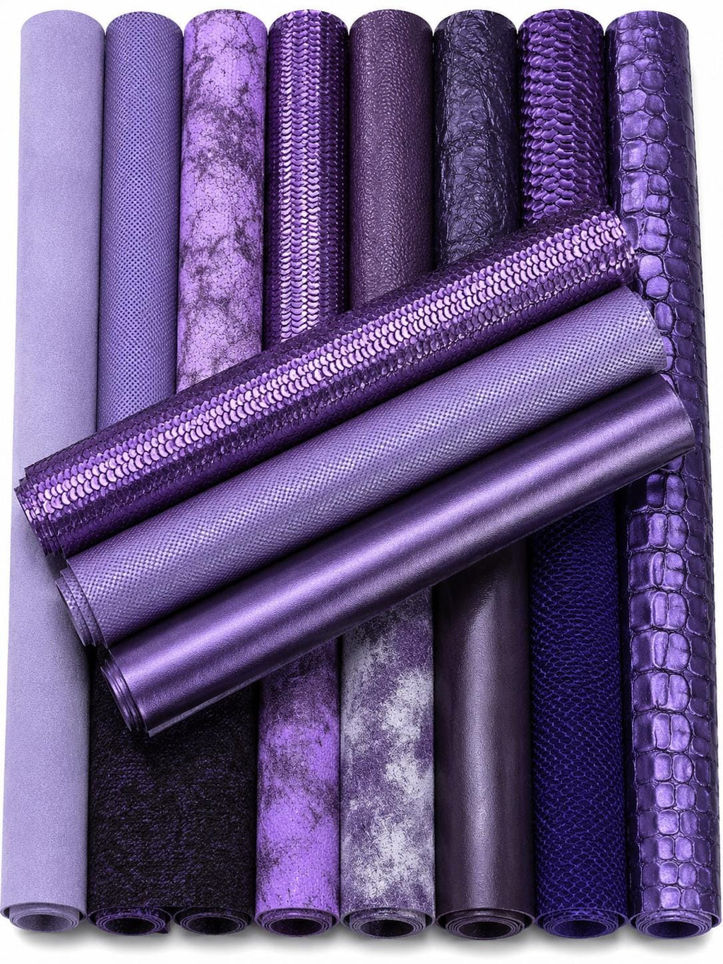 PURPLE LILAC LAVENDER Offcuts, Smooth Metallic and Printed Leather Pieces, 10 Random Scraps 6x5"/15x12 cm 10x8"/25x20 cm PREMIUM1