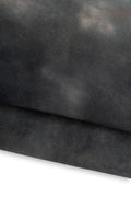 Smoked suede leather hide, Worntime finished cowhide, thick soft aged calfskin for crafters B19571-VT La Garzarara