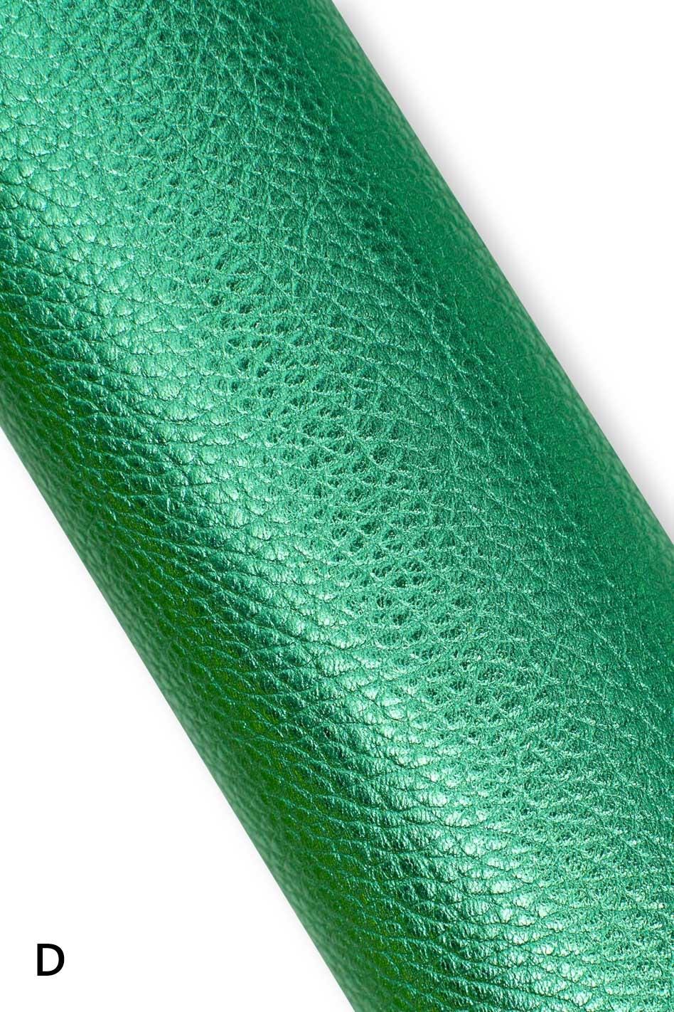 Vivid metallic leather skin, soft pearled bright goatskin, sparkle material for diy projects B19227-MT La Garzarara