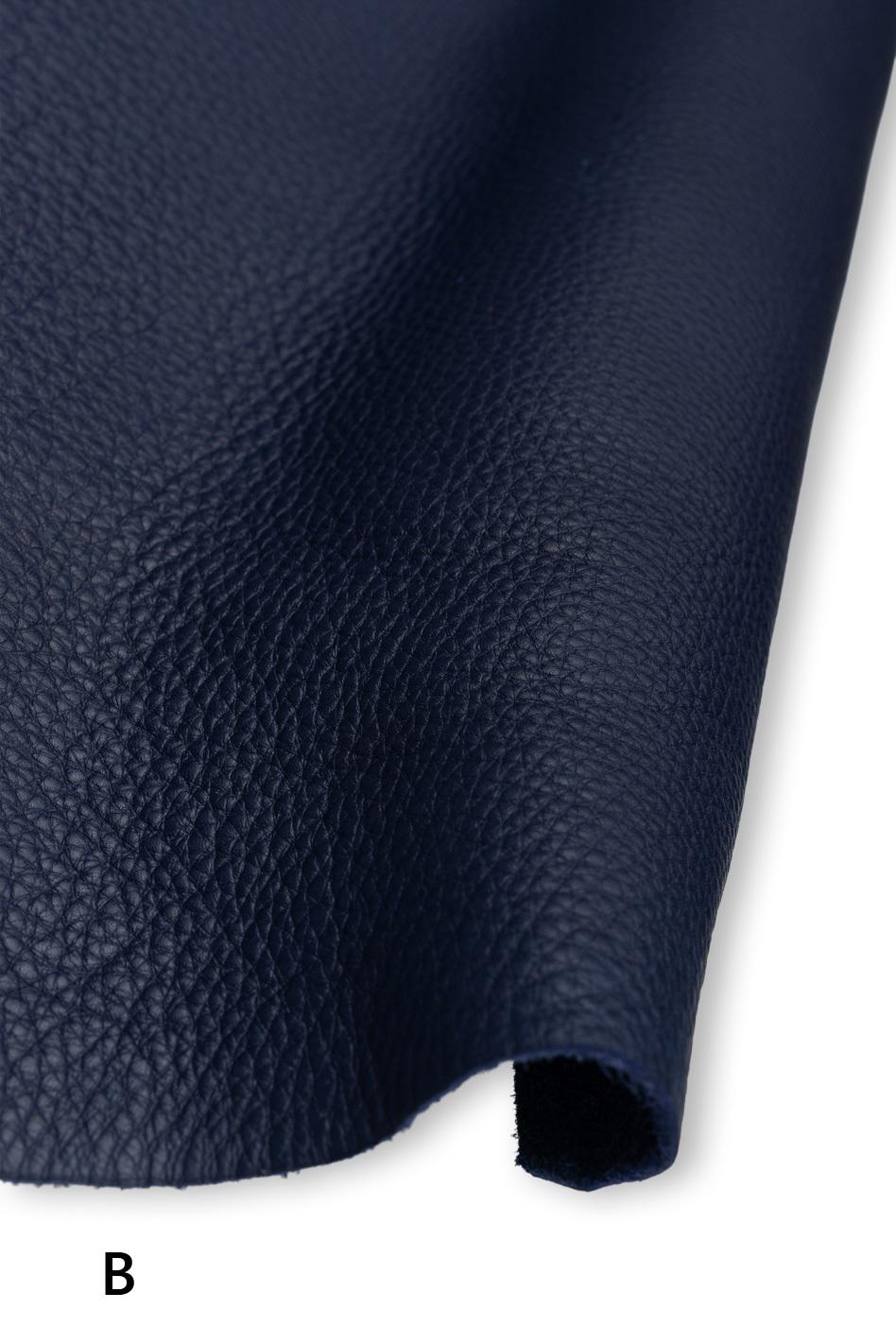 Fine Pebble GRAIN leather hides, petrolium green supple matt cowhide, natural fine grain calf skin for crafting B19246-TU La Garzarara