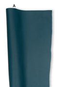 Fine Pebble GRAIN leather hides, petrolium green supple matt cowhide, natural fine grain calf skin for crafting B19246-TU La Garzarara