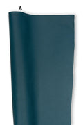Fine Pebble GRAIN leather hides, petrolium green supple matt cowhide, natural fine grain calf skin for crafting B19246-TU La Garzarara