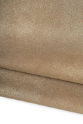 Light gold METALLIC leather hide, soft GLITTER leather skin, thich bright cowhide for diy creations B19566-MT La Garzarara