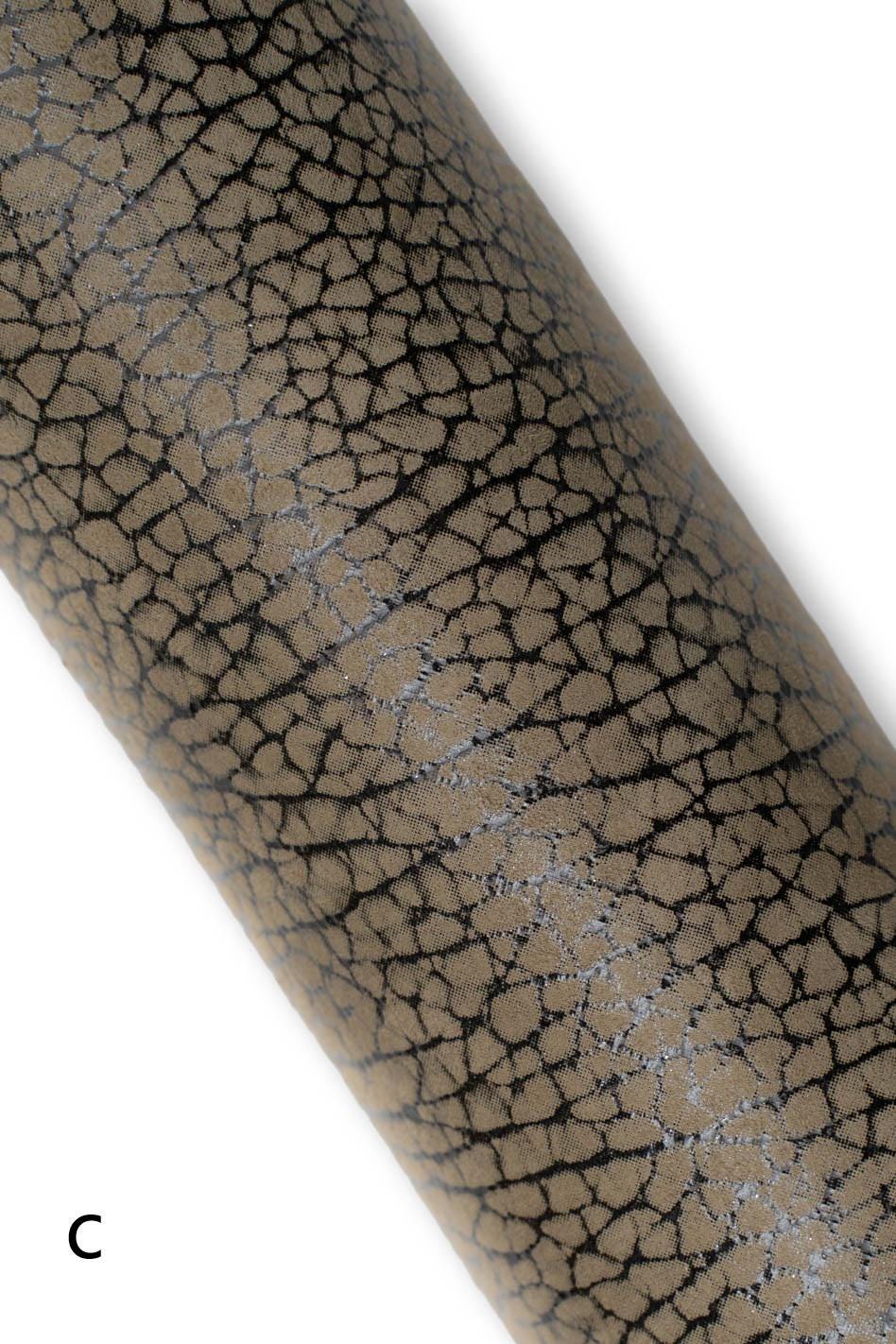 Embossed SUEDE leather skin, pebble GRAIN printed goatskin, soft material for crafting in different colors B19251-TU La Garzarara