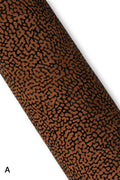 Embossed SUEDE leather skin, pebble GRAIN printed goatskin, soft material for crafting in different colors B19251-TU La Garzarara