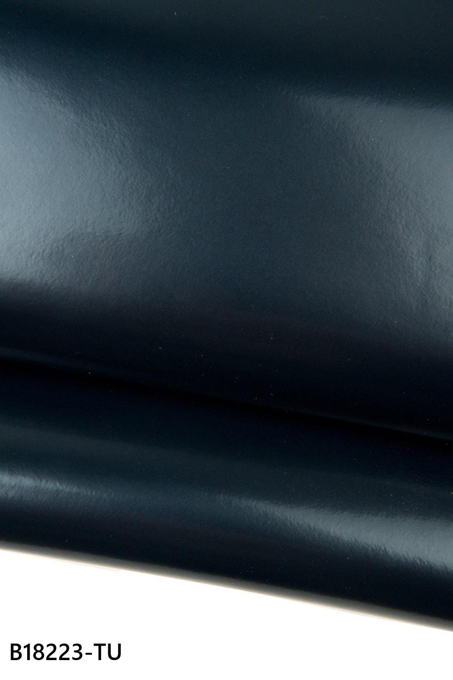 Blue leather hides collection, SOLID COLOR, genuine leather hides, smooth and pebbled leather, calfskin, lambskin, goatskin, for crafts