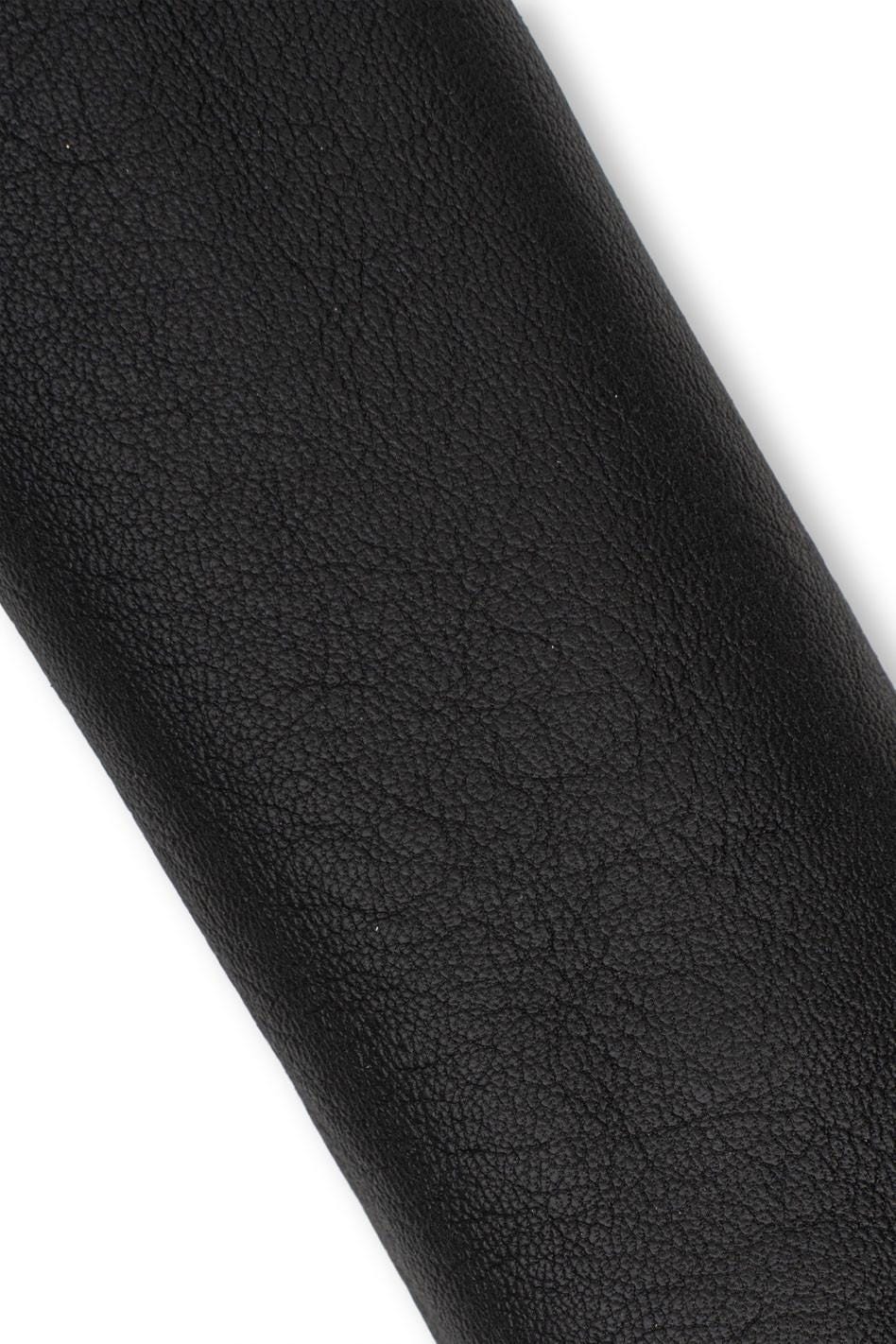 Black Matte Lambskin Leather Skin, Soft Italian Garment Leather, Luxury Lamb Leather Skin, B18793-TB La Garzarara