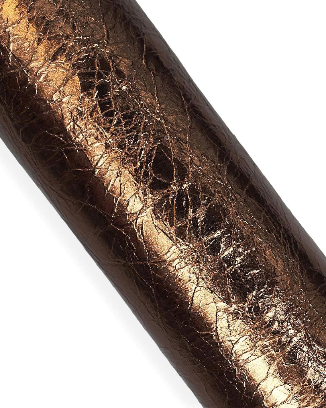 Bronze copper leather skins lot, metallic printed matching goatskins as per pictures, ideal for crafting B18288-MT(st)