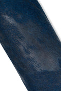 Blue Acid Wash Hair-on Leather, Distressed pony skin Italian Leather, Vintage Pony Hair Leather for Bags0.7 - 0.9 mm B19576-CV La Garzarara