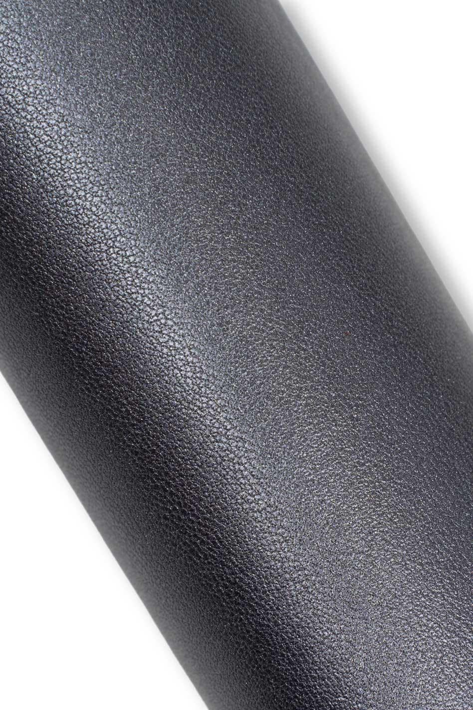 Dark grey METALLIC leather skin, SMOOTH soft charcoal sheepskin, bright soft lambskin for hobbyists B19564-MT La Garzarara