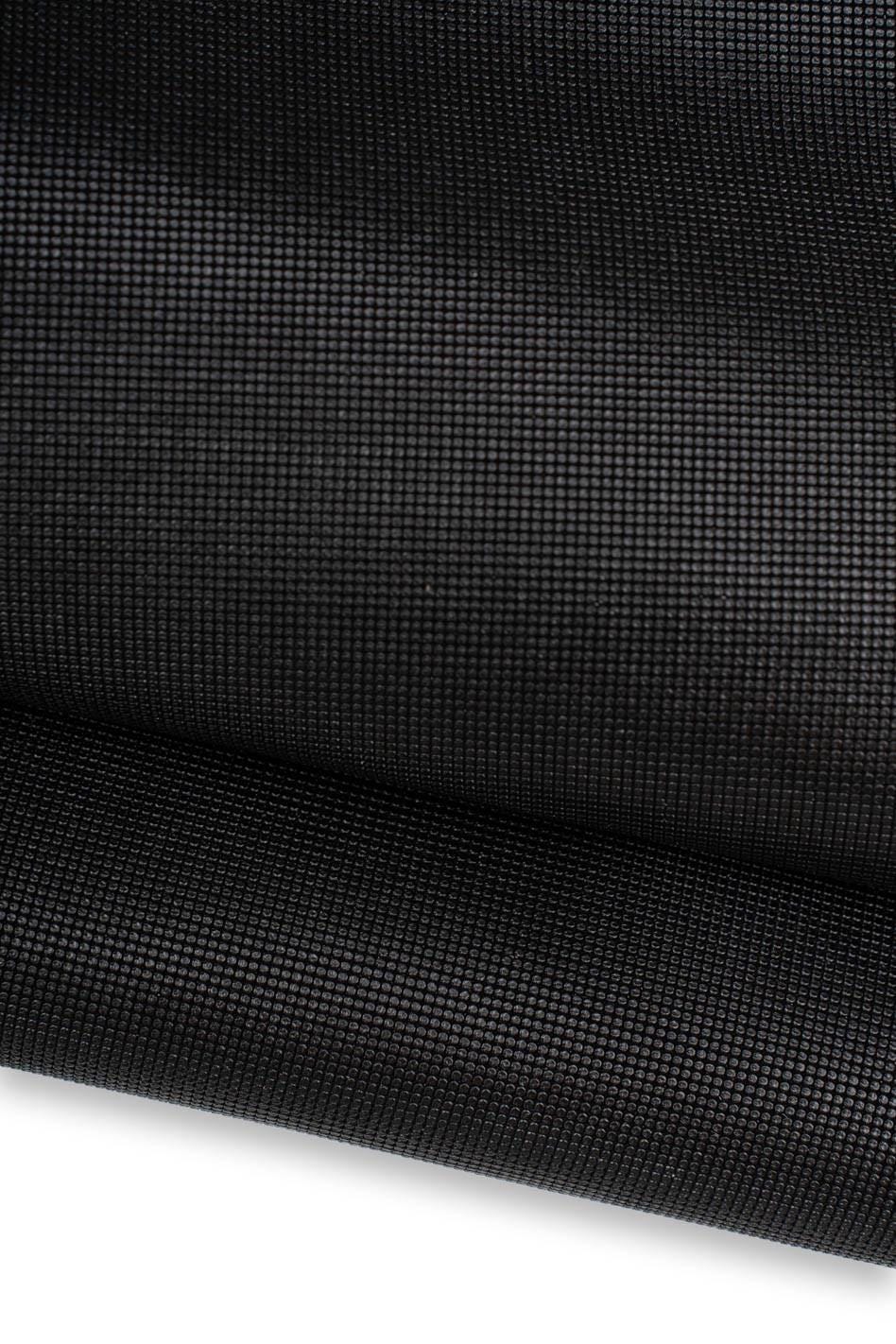 Black Geometric Embossed Leather Hide, Black Micro Pattern Skin,Micro Grain italian Leather B19583-TB La Garzarara