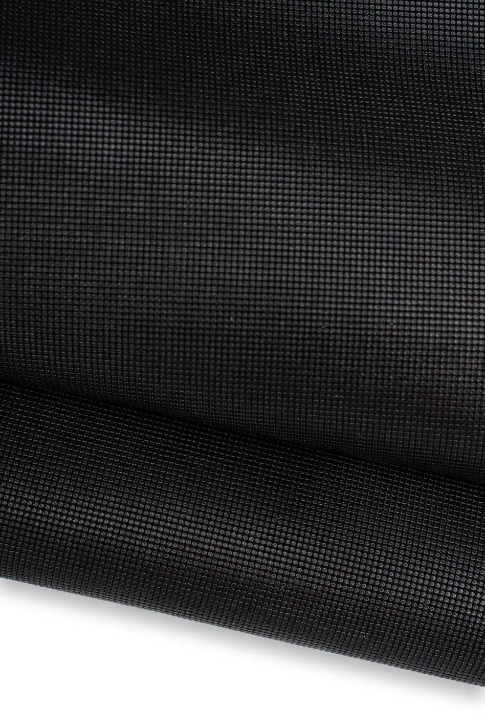 Black Geometric Embossed Leather Hide, Black Micro Pattern Skin,Micro Grain italian Leather B19583-TB La Garzarara