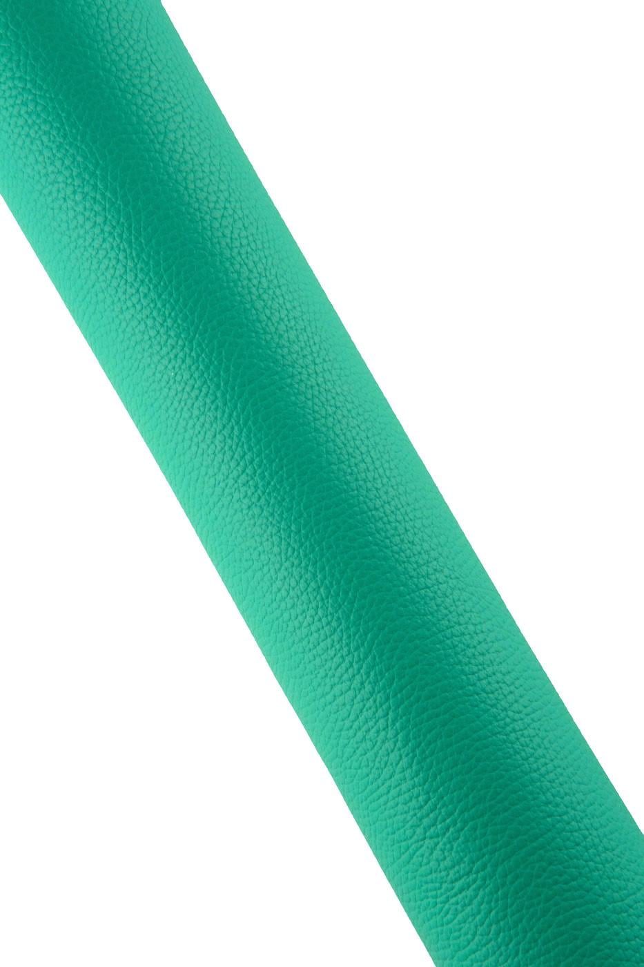Aquamarine pebble GRAIN printed cowhide, green soft EMBOSSED leather hide, sporty calfskin for crafting B19218-TU La Garzarara